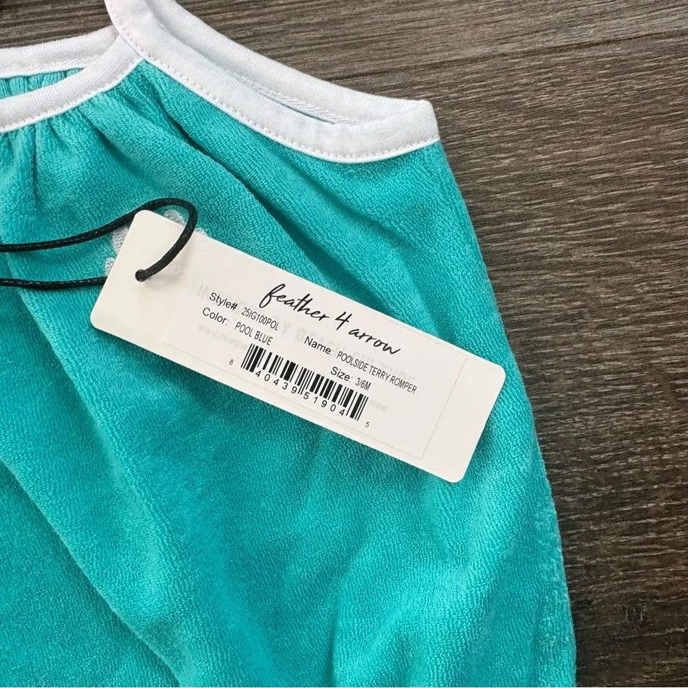 Feather 4 Arrow Poolside Terry Romper 3-6 Months